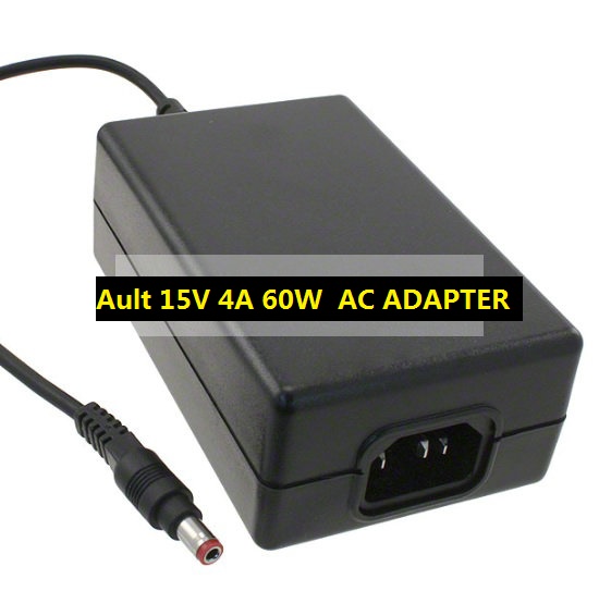 *Brand NEW*Ault 15V 4A 60W PW174KB1503F01 AC/DC External Desktop (Class I) Adapter Cord